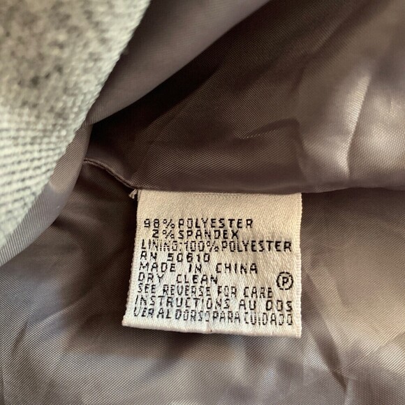 Le Suit Size 14WP Petite Multicolor Print Button Suit Blazer Career Jacket - Picture 6 of 6